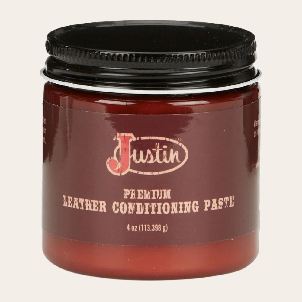 Justin Premium Leather Cream Conditioner &amp; Restorer 4oz Jar