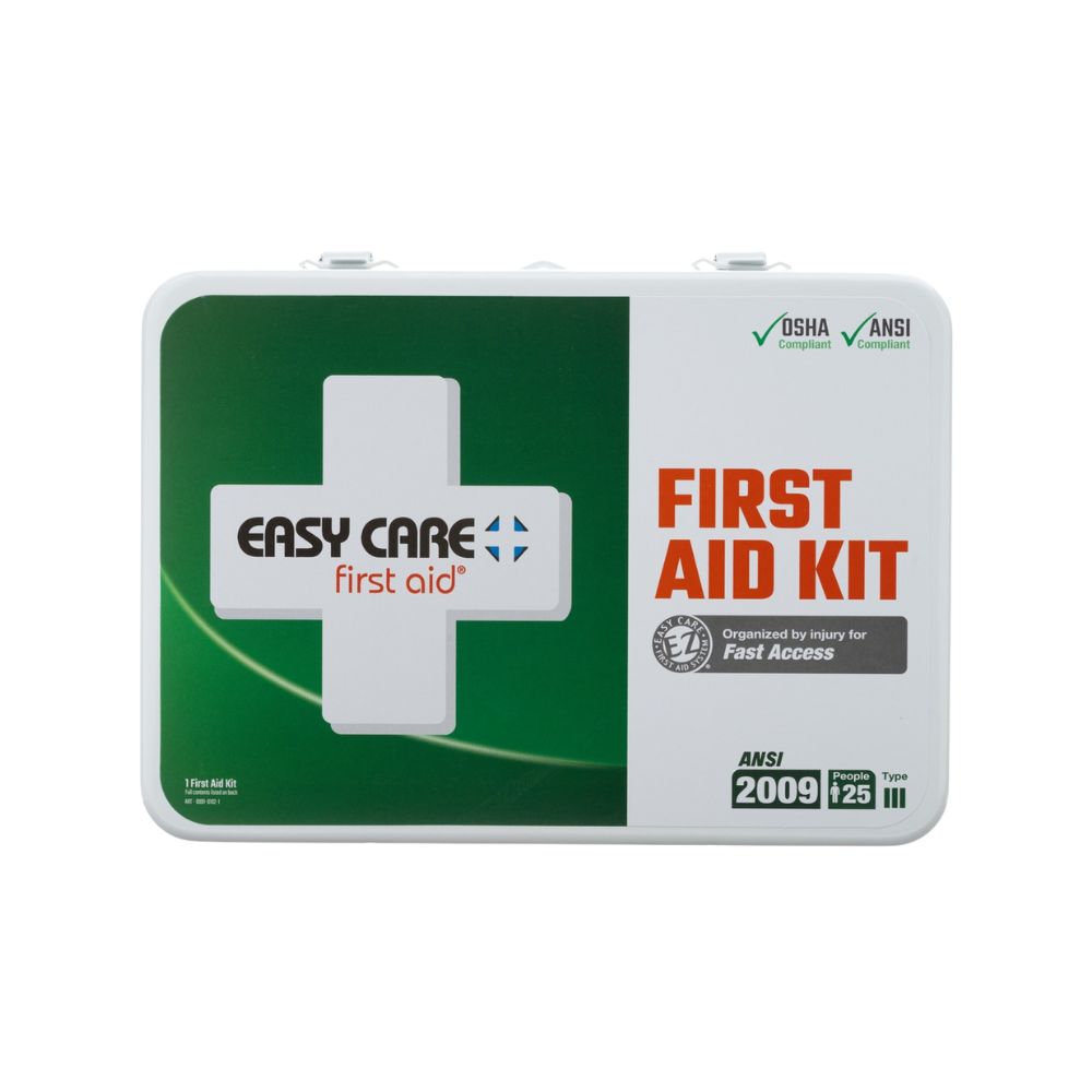 Easy Care ANSI 2009 Metal First Aid Kit - 25 Person