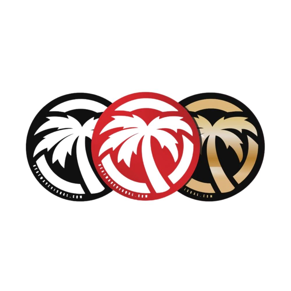 Heat Wave Stickers, Size: 3.5 inch