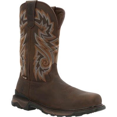 Rocky Boot Men's Carbon 6 Waterproof Western Boot-DC, Size: 9M