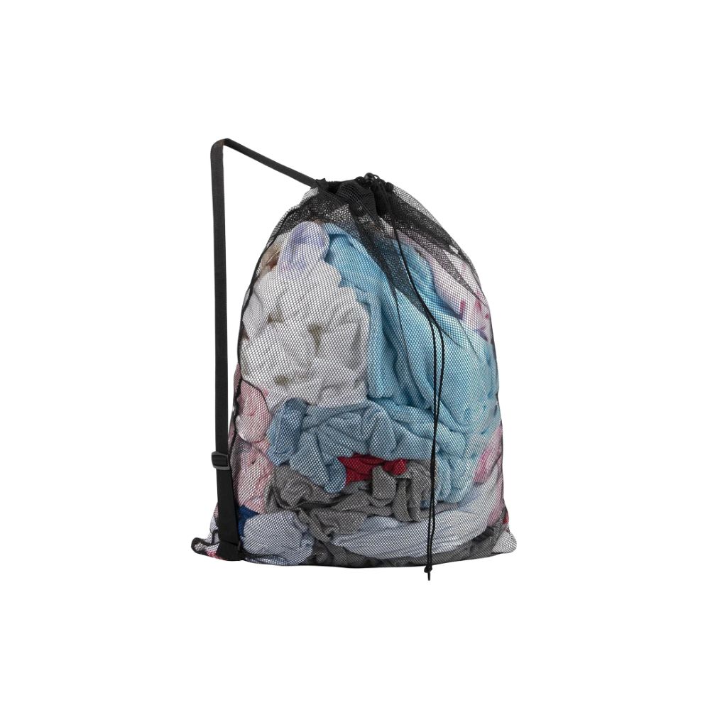 Mesh Laundry Bag, Color: Black