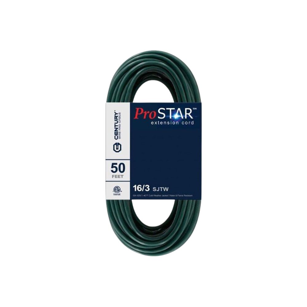 Pro Star 16/3 50' (Non-Lighted) Extension Cord, Category: Extension Cords, Color: Dark Green, Size: 50'