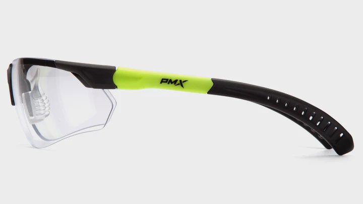 Pyramex Sitecore Safety Glass, Color of Lens/Frame: Clear/H2MAX/AF/Gray/Lime, Quantity: Single