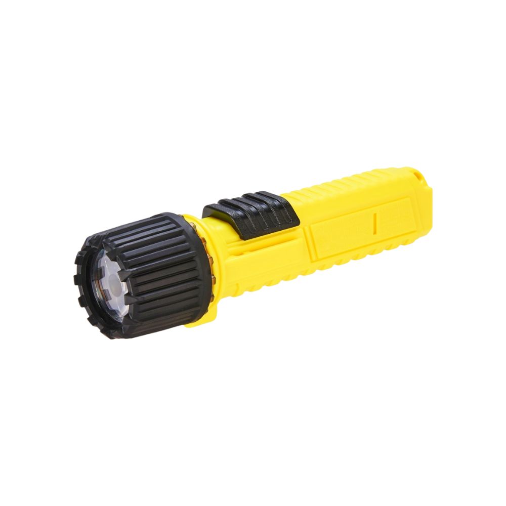 Dorcy Intrinsically Safe 157 Lumen Slide Switch Flashlight-DC, Color: Yellow