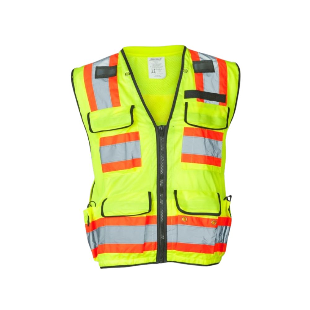 Ironwear FR Surveyor Vest, Color: Lime, Size: 4XL