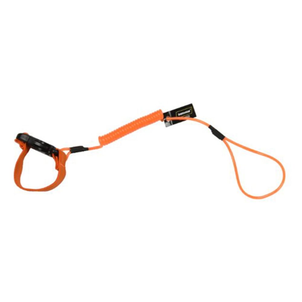 Hard Hat Lanyard, Color: Orange/Black
