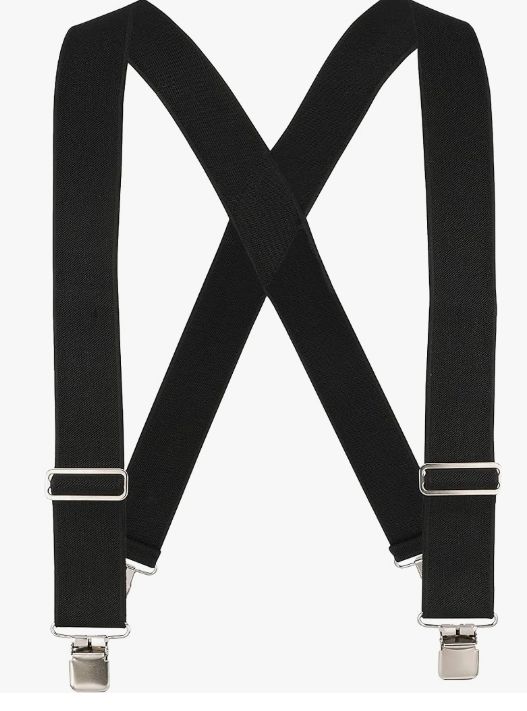 Suspender X-Back Clip-On-DC, Size: L