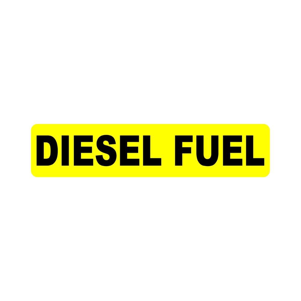 Dyed Diesel Fuel, Color: AV, Size: 2.25"X9"