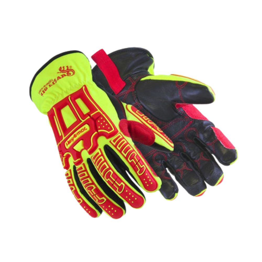 Hex 2035 RIG LIZARD ARC Glove-DC (Cut 5, Impact 1, Puncture 3), Size: XL