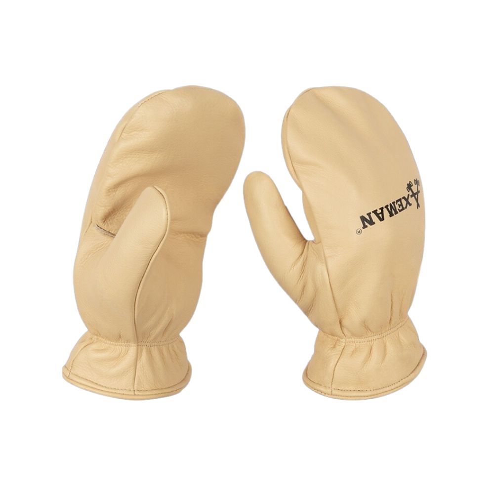 Axeman Insulated Cowhide Mitten, Quantity: Pair, Size: M