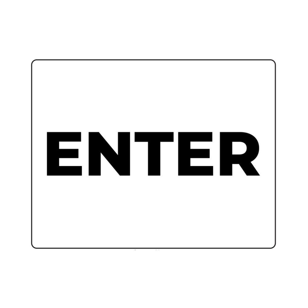 ENTER, Color: Fiber Glass, Size: 7x10