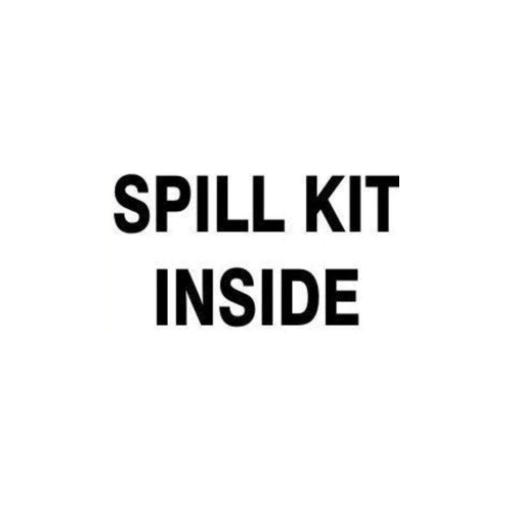 Spill Kit Inside, Color: Aluminum, Size: 7"X10"