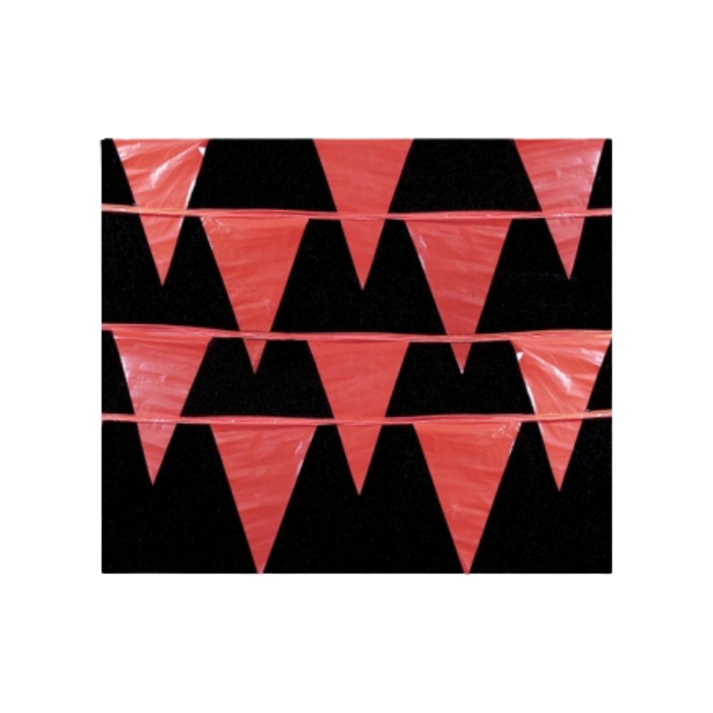 Pennant Flags, Color: Red, Size: 60'