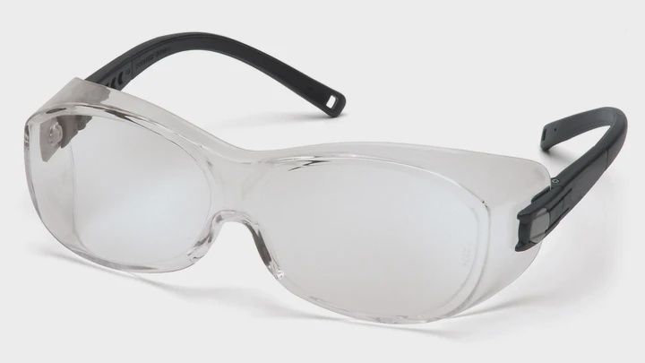 Pyramex OTS-DNR, Color of Lens/Frame: Clear/Black, Quantity: Single