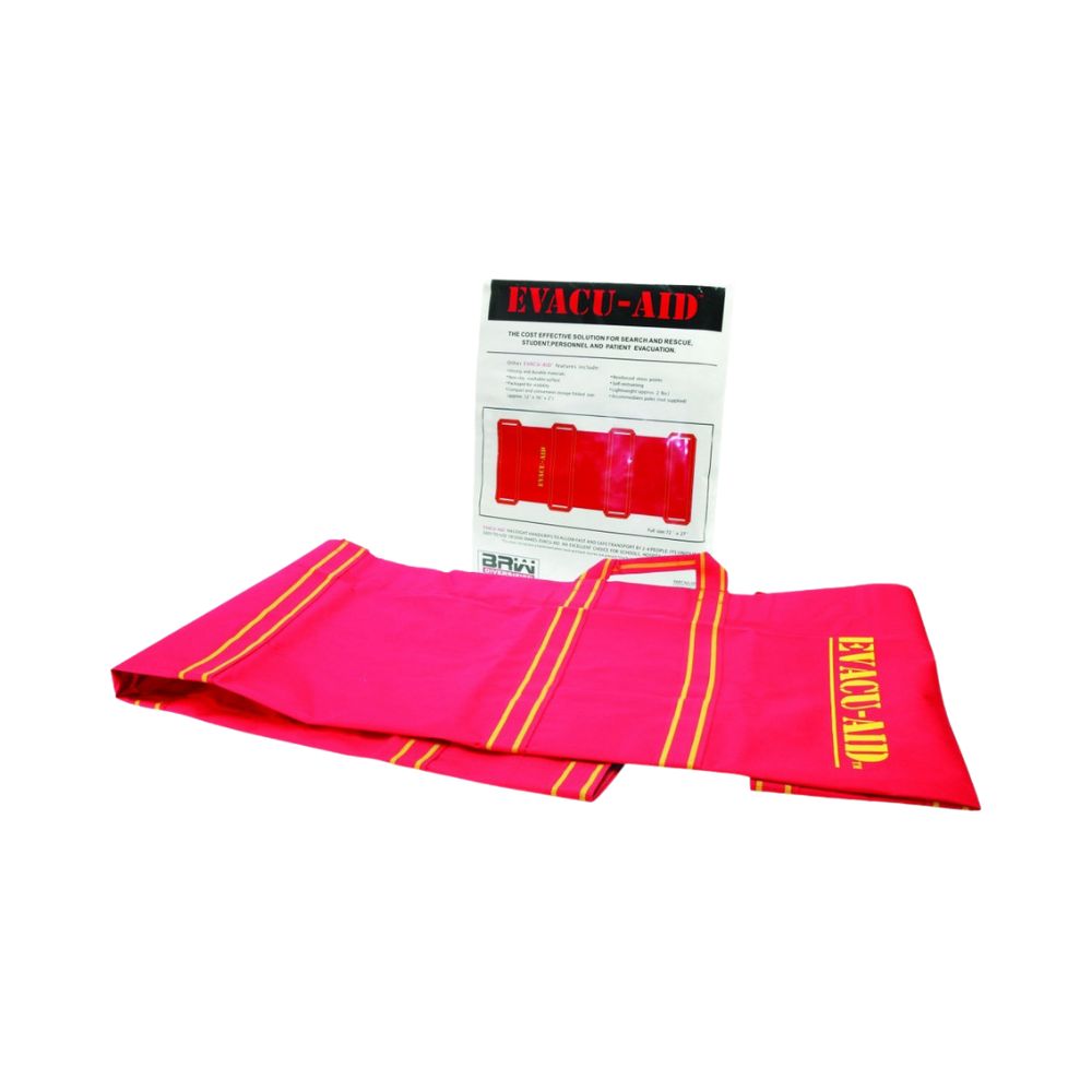 Evacu-Aid Folding Stretcher-DC, Color: Orange
