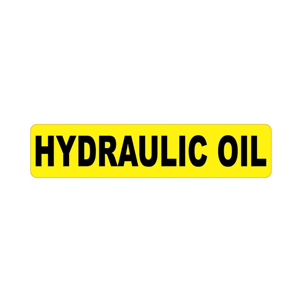 Hydraulic Oil, Color: AV, Size: 2 1/4 x 9