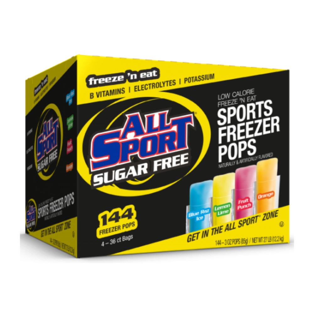 All Sport Freezer Pop - Single / Sugar Free, Product: Sugar Free, Size: Single