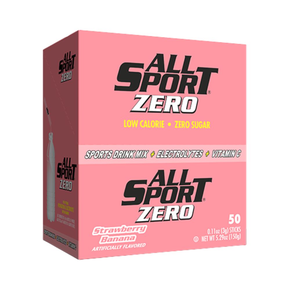 All Sport Zero, Color: Strawberry Banana, Size: 50 Count