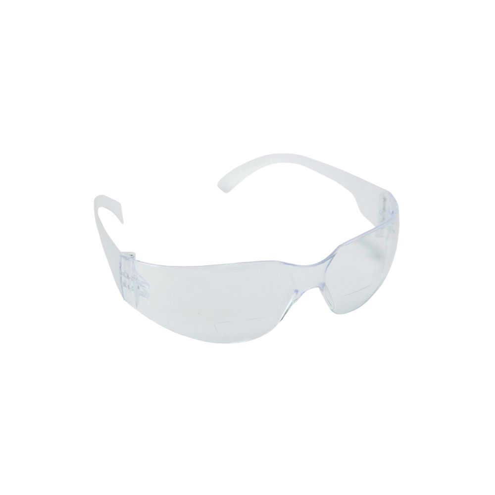 Bulldog Readers Safety Glass, Color: Clear, Size: Single, Strength: 1.5