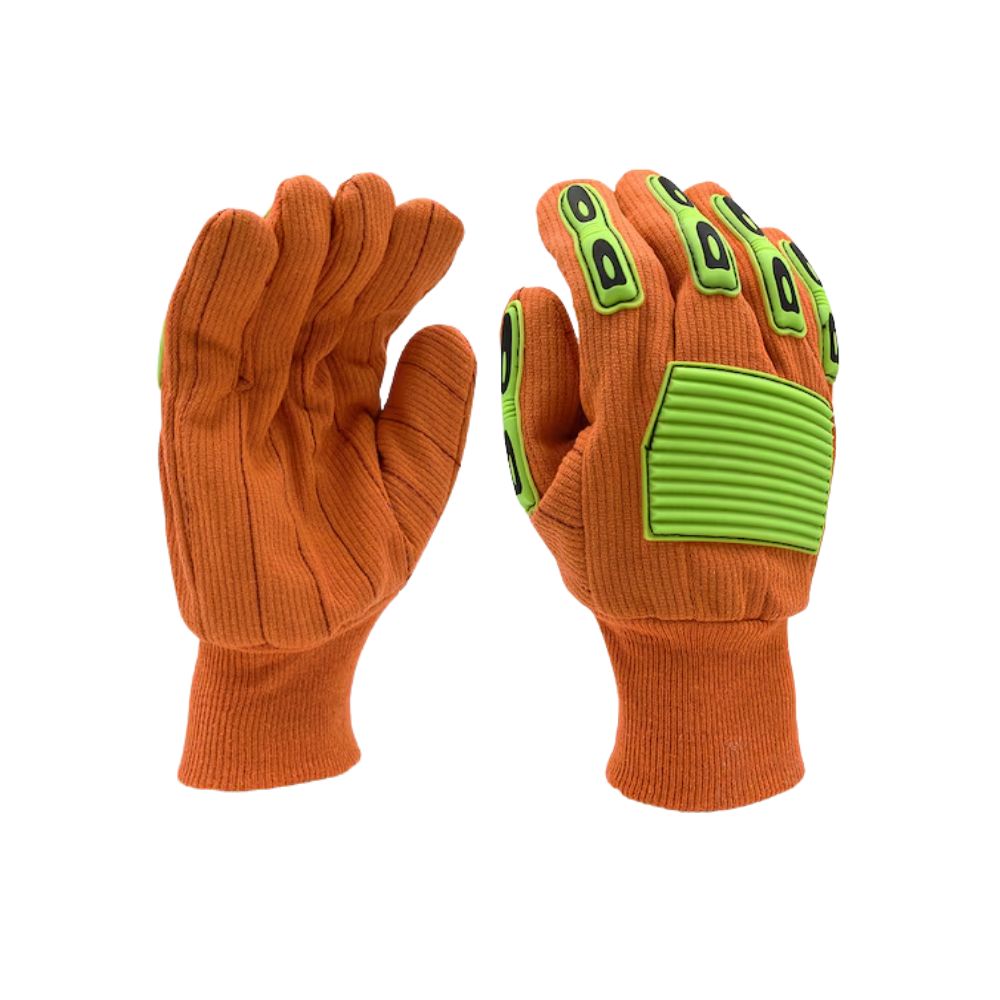 2800 TPR Cotton Canvas Glove (Impact 1), Size: Dozen