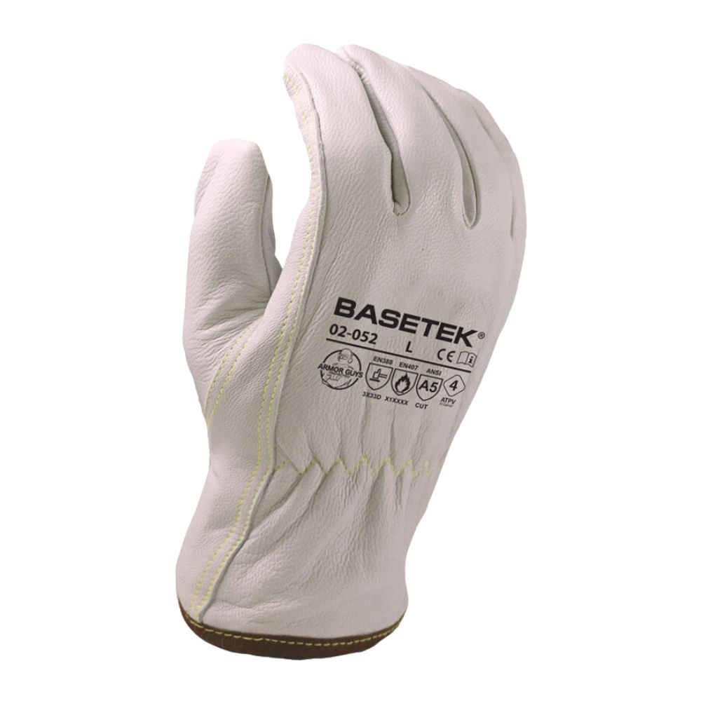 Armor Guys Cow Hide 02-052 Glove DC (Cut 5), Color: Pair, Size: M