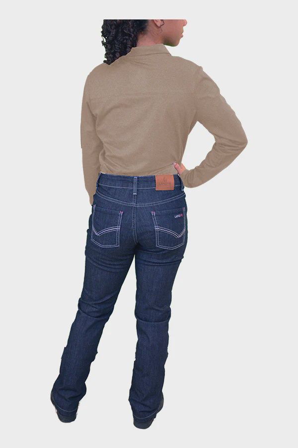 Lapco Ladies FR Comfort Stretch Jean, Length: Tall, Size: 0