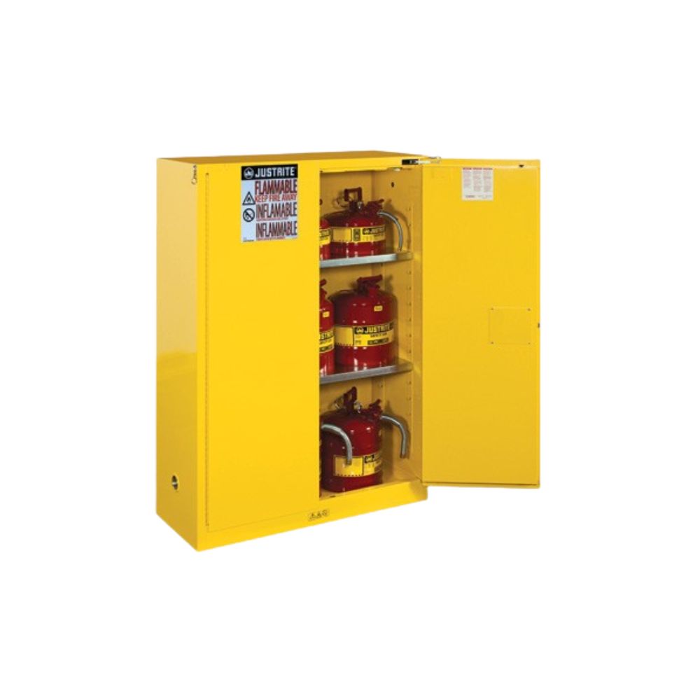 Justrite Sure-Grip Safety Cabinet 60 Gallon, Size: 60 Gallon