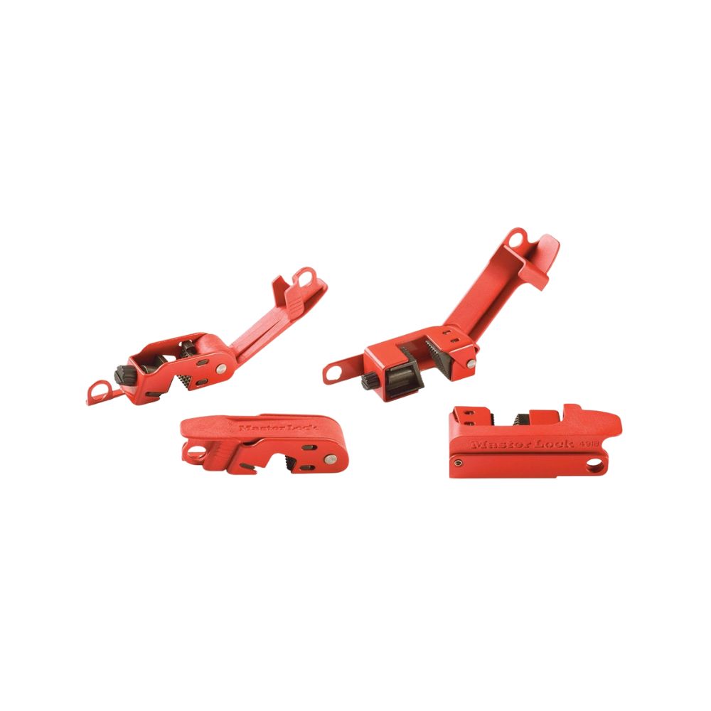 Master Lock 506 Circuit Breaker Lockout Kit, Color: Red
