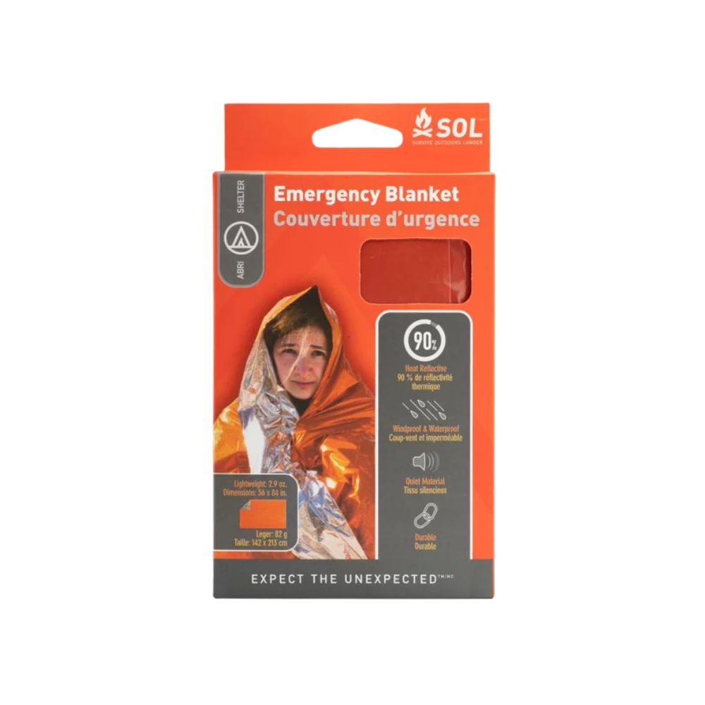 SOL Emergency Blanket, Size: 56"X84"