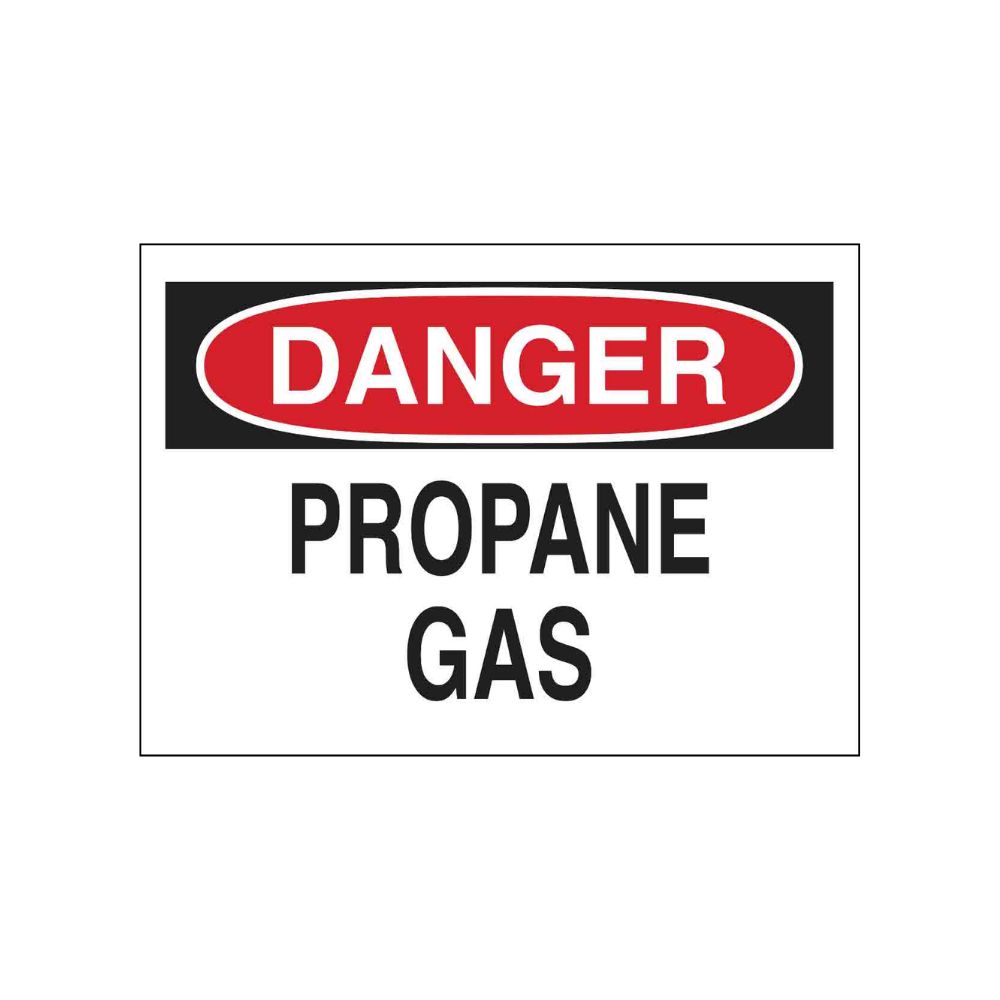 Danger Propane Gas, Color: A/V, Size: 7"X10"