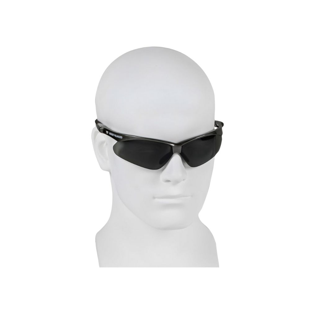 Nemesis Safety Glass, Color of Lens/Frame: Polarized/Gunmetal, Size: Single