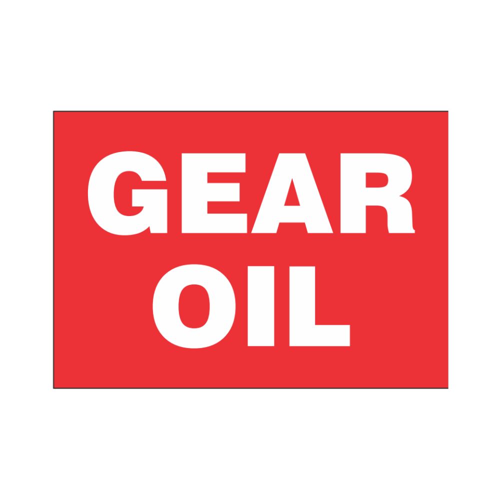 Gear Oil, Color/Material: AV, Size: 7"X10"