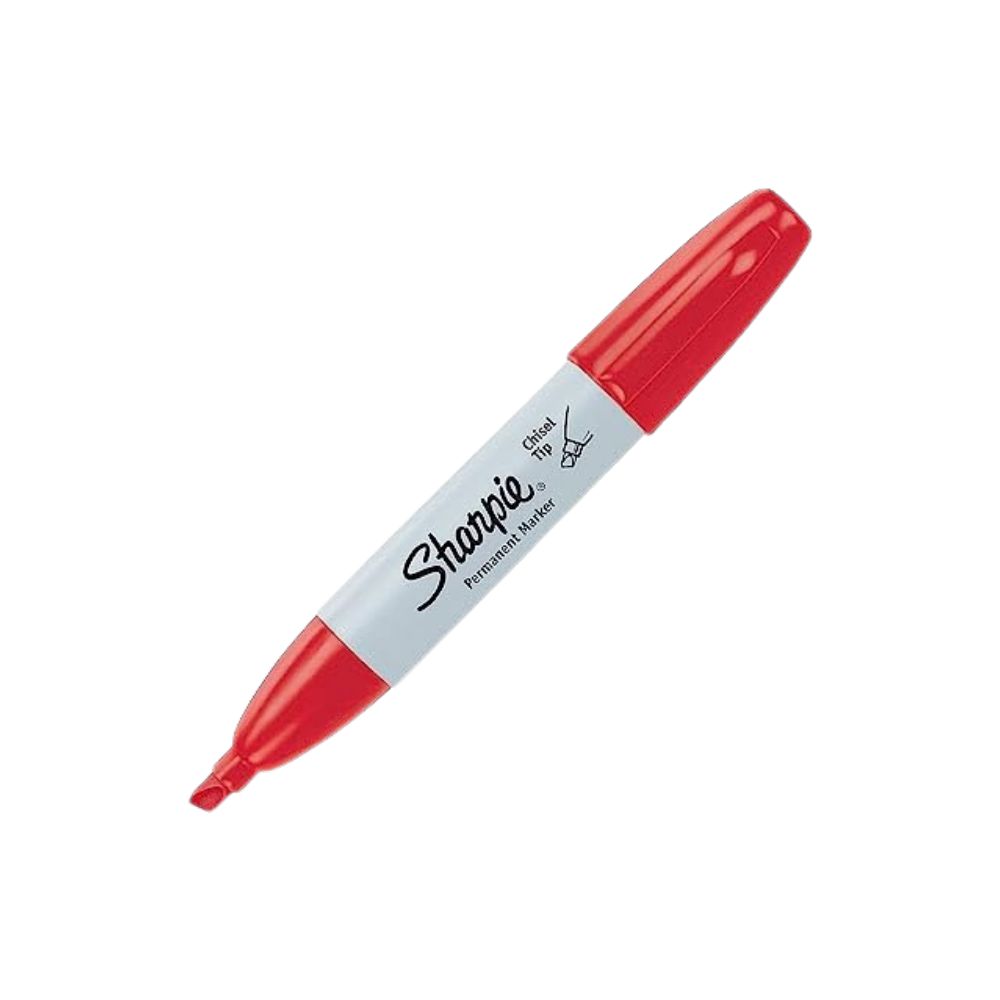 Sharpie Chisel Tip, Color: Red, Size: Chisel Tip