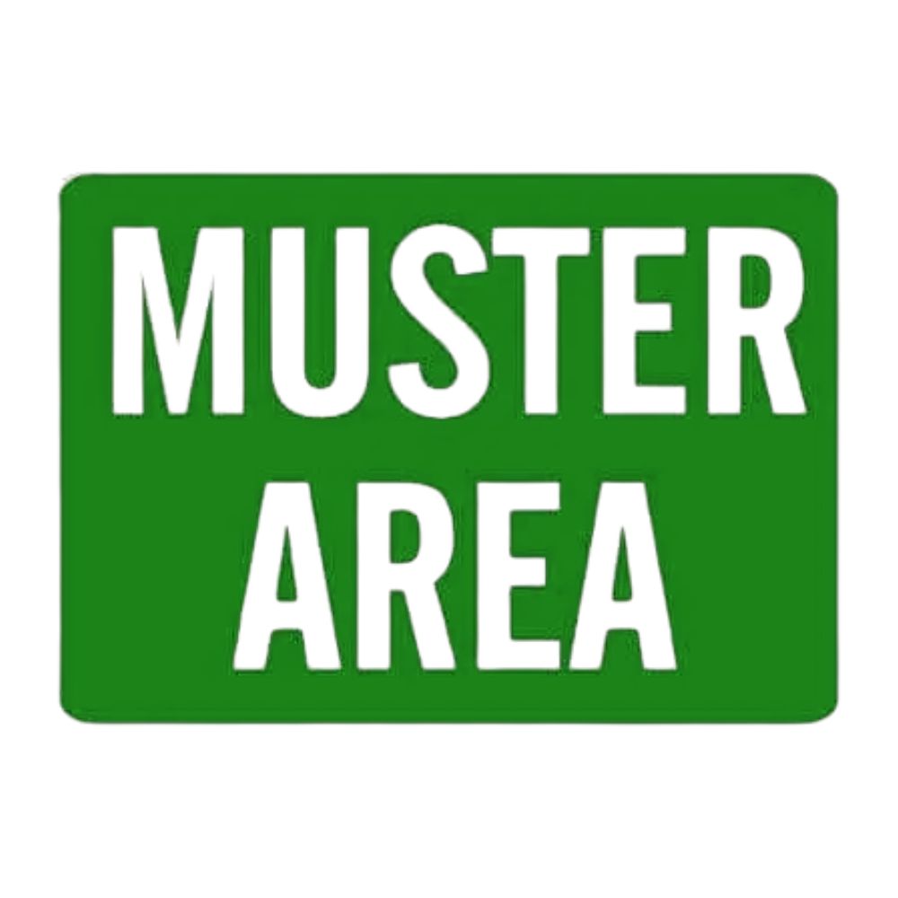 Muster Area, Color: Aluminum, Size: 14"x20"