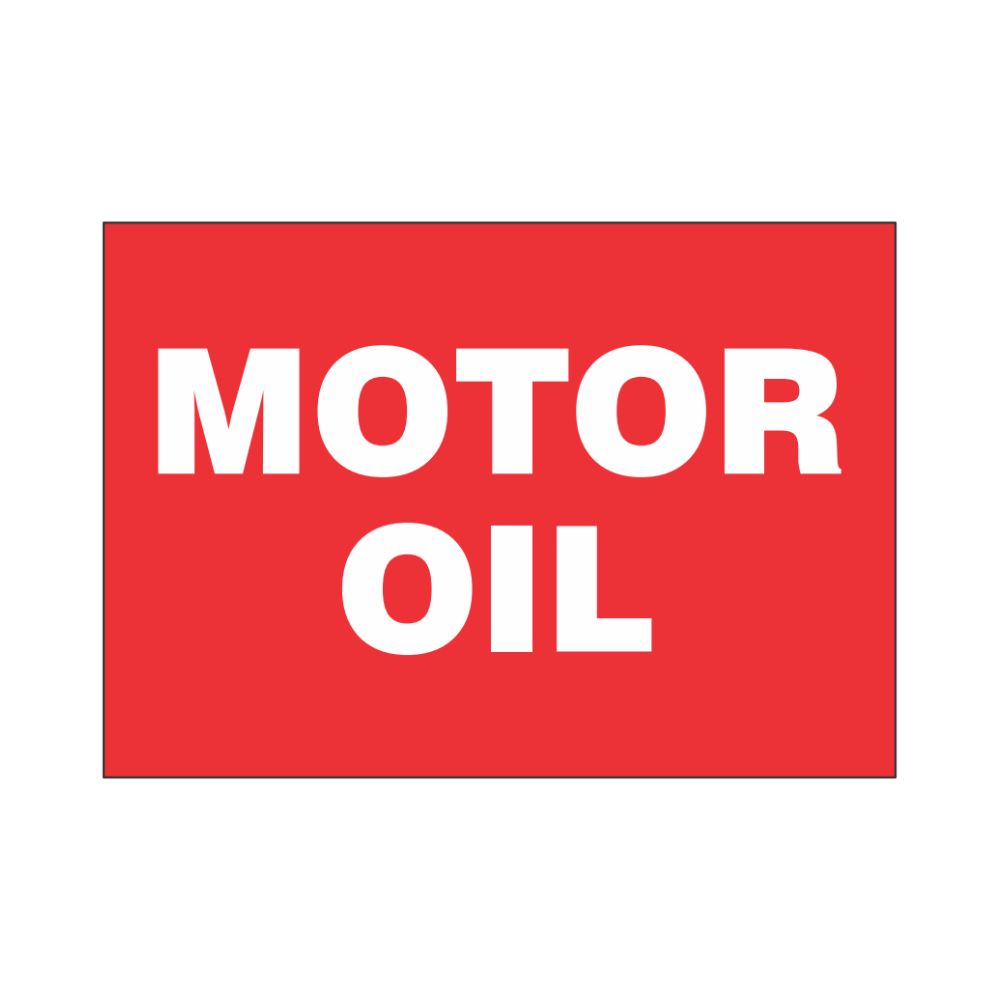 Motor Oil, Color/Material: AV, Size: 7"X10"