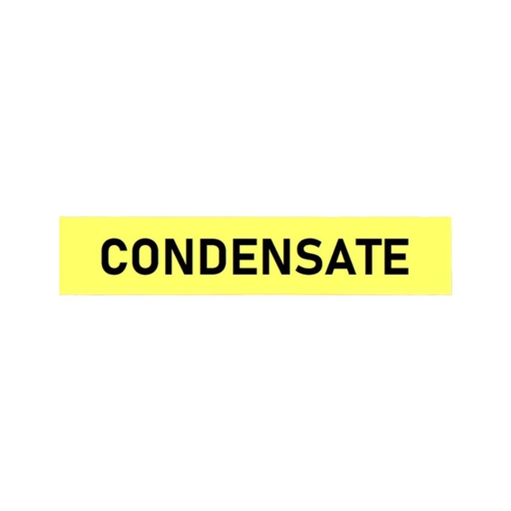 Condensate Perforated PIPE MARKER, Color: AV Roll, Size: 1”X54'