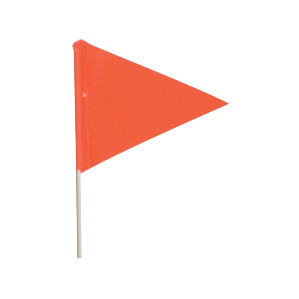 Bicycle, Snow, Tractor, and Pennant Flags Orange, Style: Bicycle Flag W/Bracket