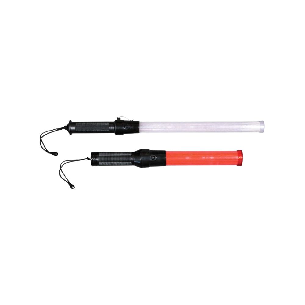 Airport Wand, Product: Red-Orange 17.5" Plastic Wand