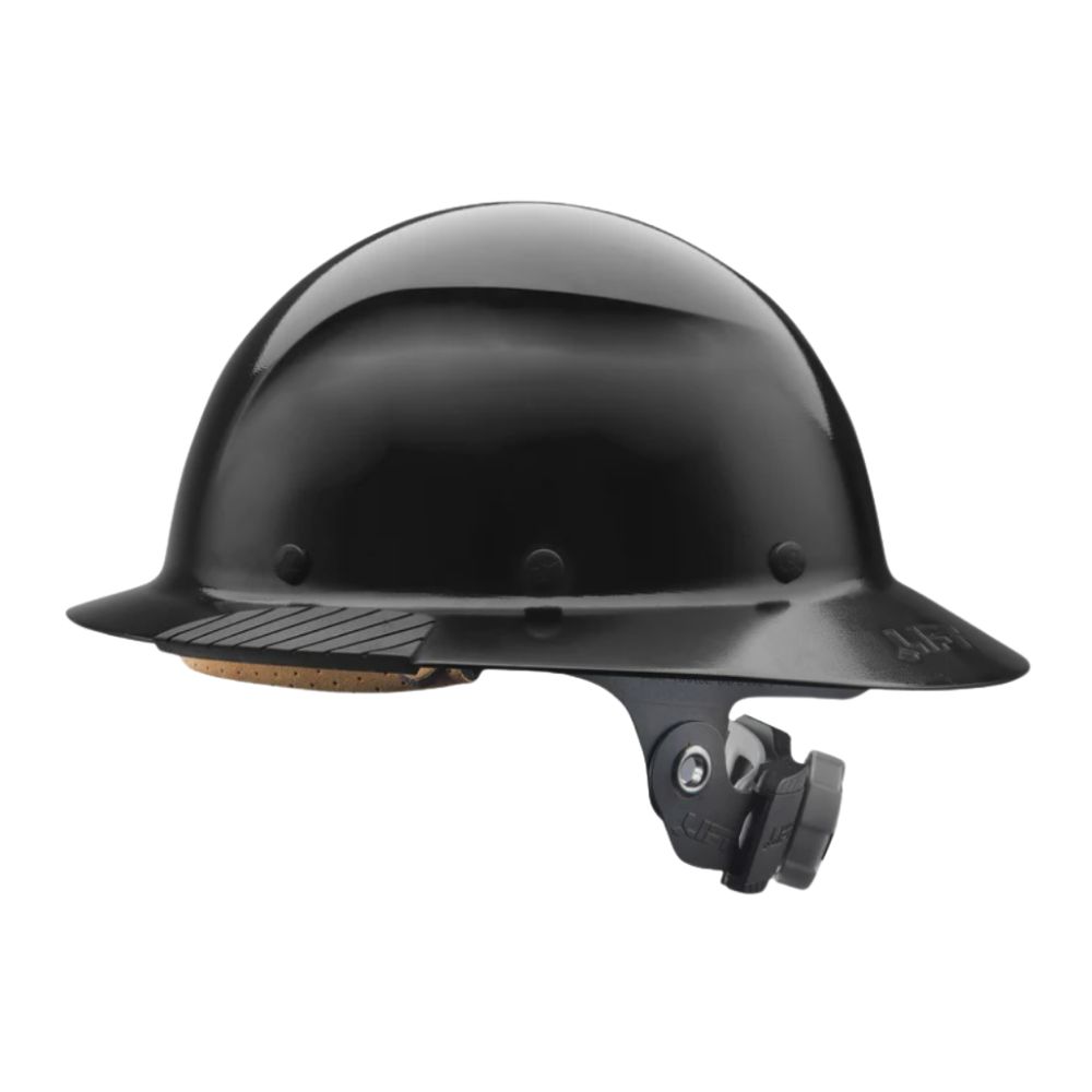 Lift DAX Full Brim Hard Hat, Color/Material: Black: Fiber Resin
