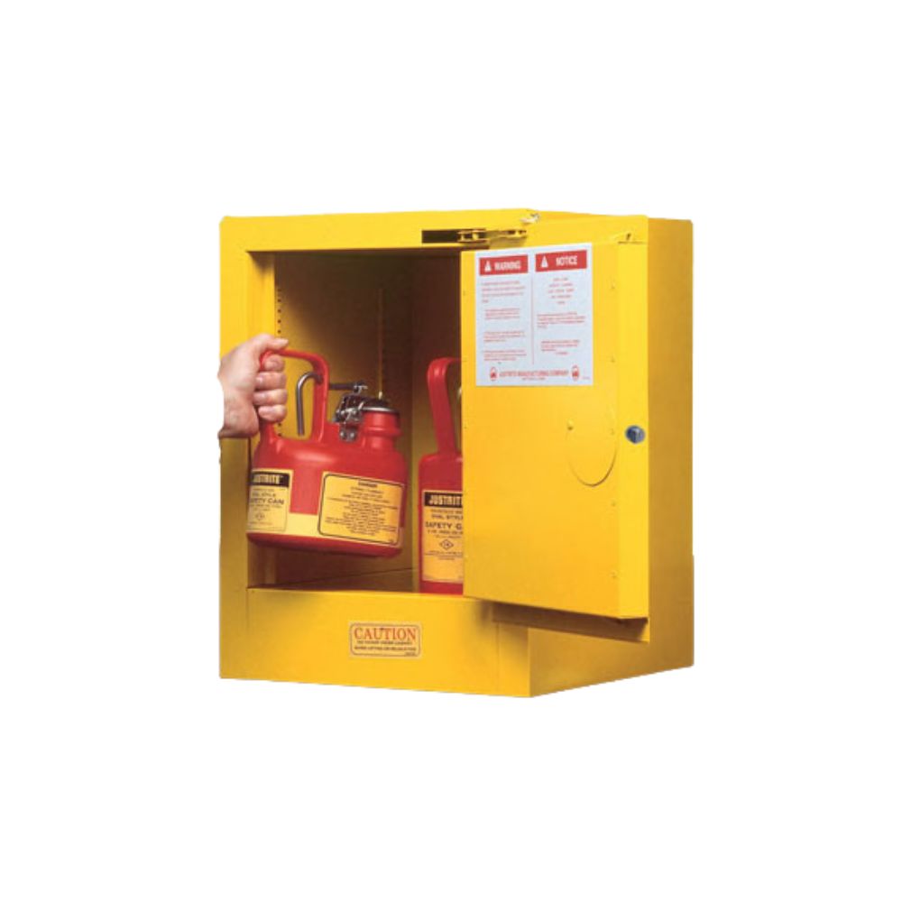 Justrite Sure-Grip Safety Cabinet 4 Gallon, Size: 4 Gallon