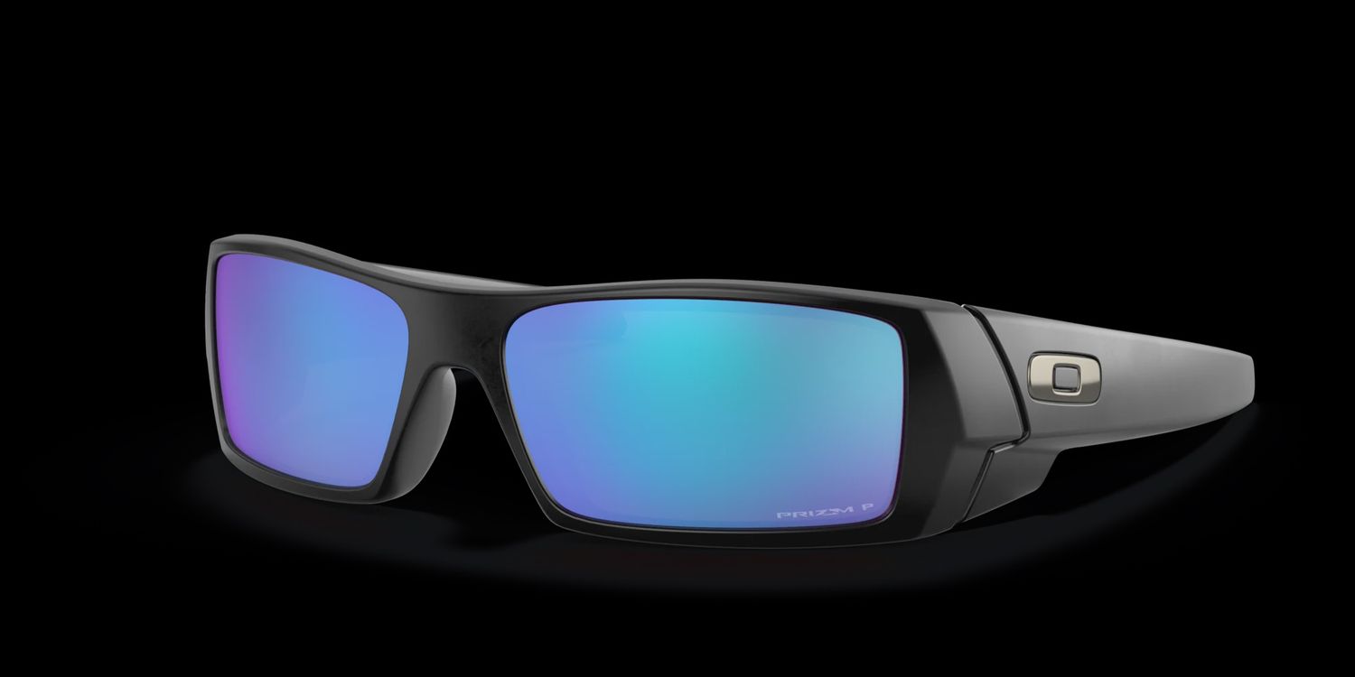 Oakley Gascan Sunglasses, Color: Prizm Sapphire Polarized/Matte Black: 009014-50