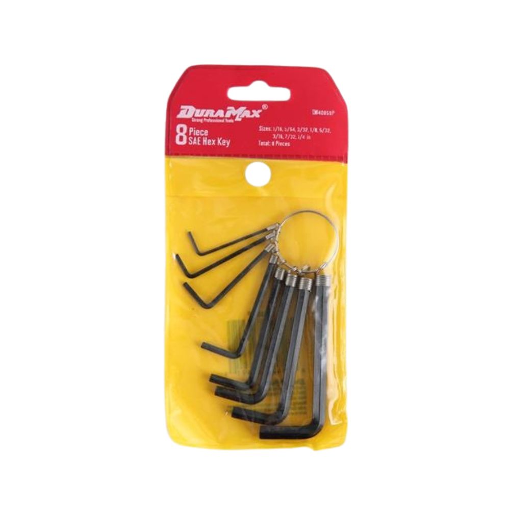 Dura Max 8 Piece Hex Key Set, Category: Hand Tools, Model: SAE