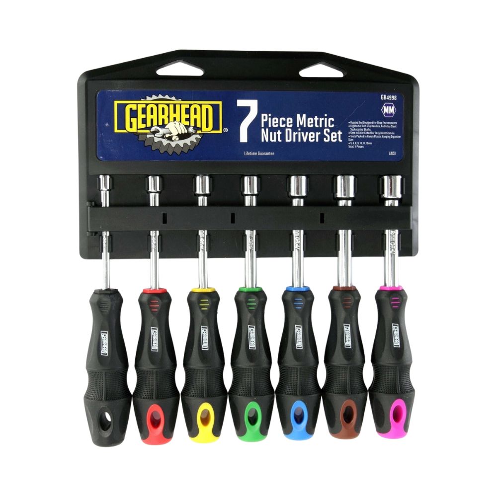 Gearhead 7 Piece Nut Driver Set, Category: Bits and Drivers