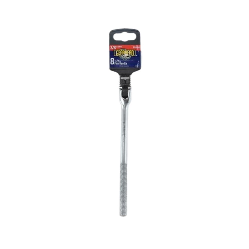 Gearhead Flex Handle Breaker Bar, Size: 3/8": 8-1/2"