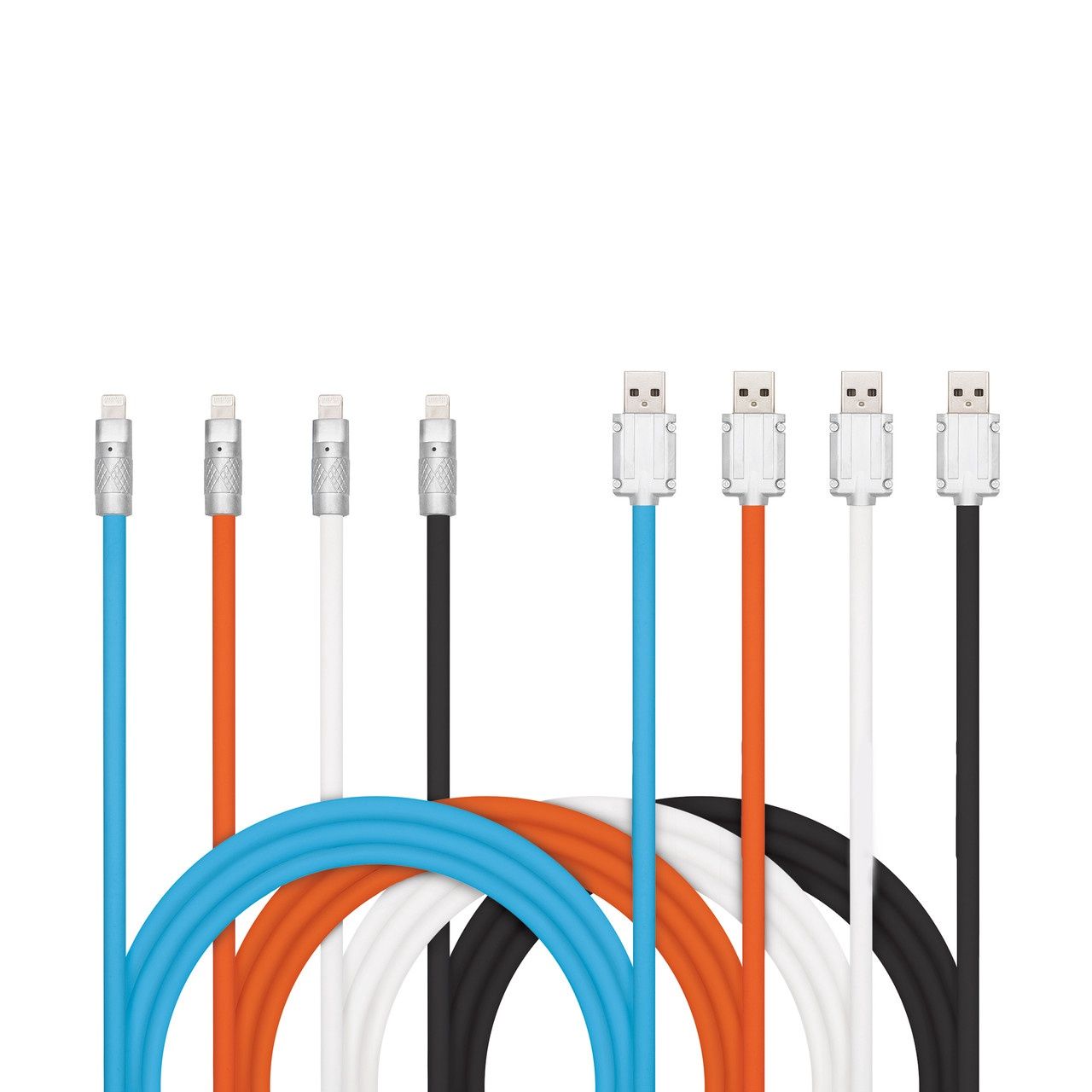 Tough Connect 6.6' Premium Charge Cable, Color: Assorted, Model: Iphone: USB to Lightning