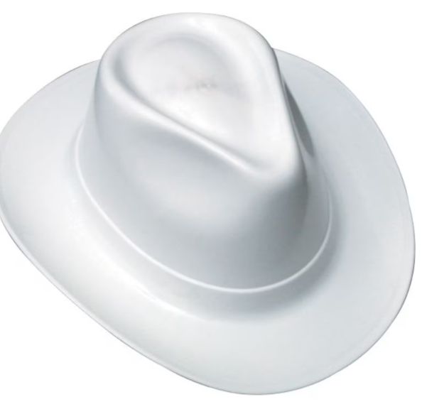 Cowboy Hard Hat, Color: White