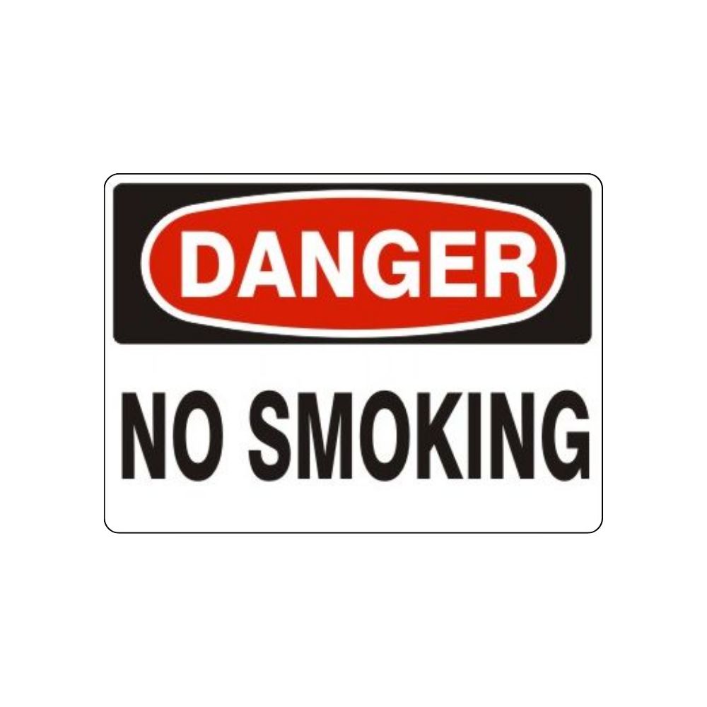 Danger No Smoking, Color: AV, Size: 7x10