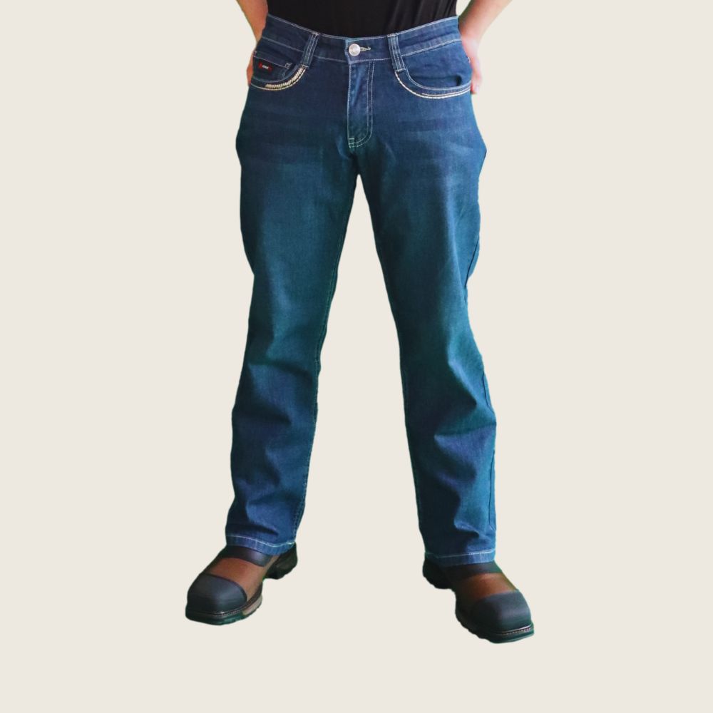 Forge Men's FR Denim Stretch Designer Jean, Inseam: 30, Waist: 30
