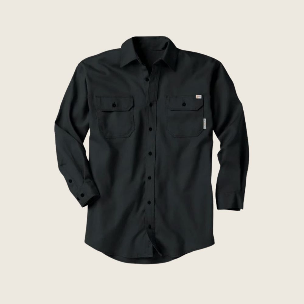 Rasco FR GlenGuard Uniform Black Shirt DC, Size: M, Style: Uniform