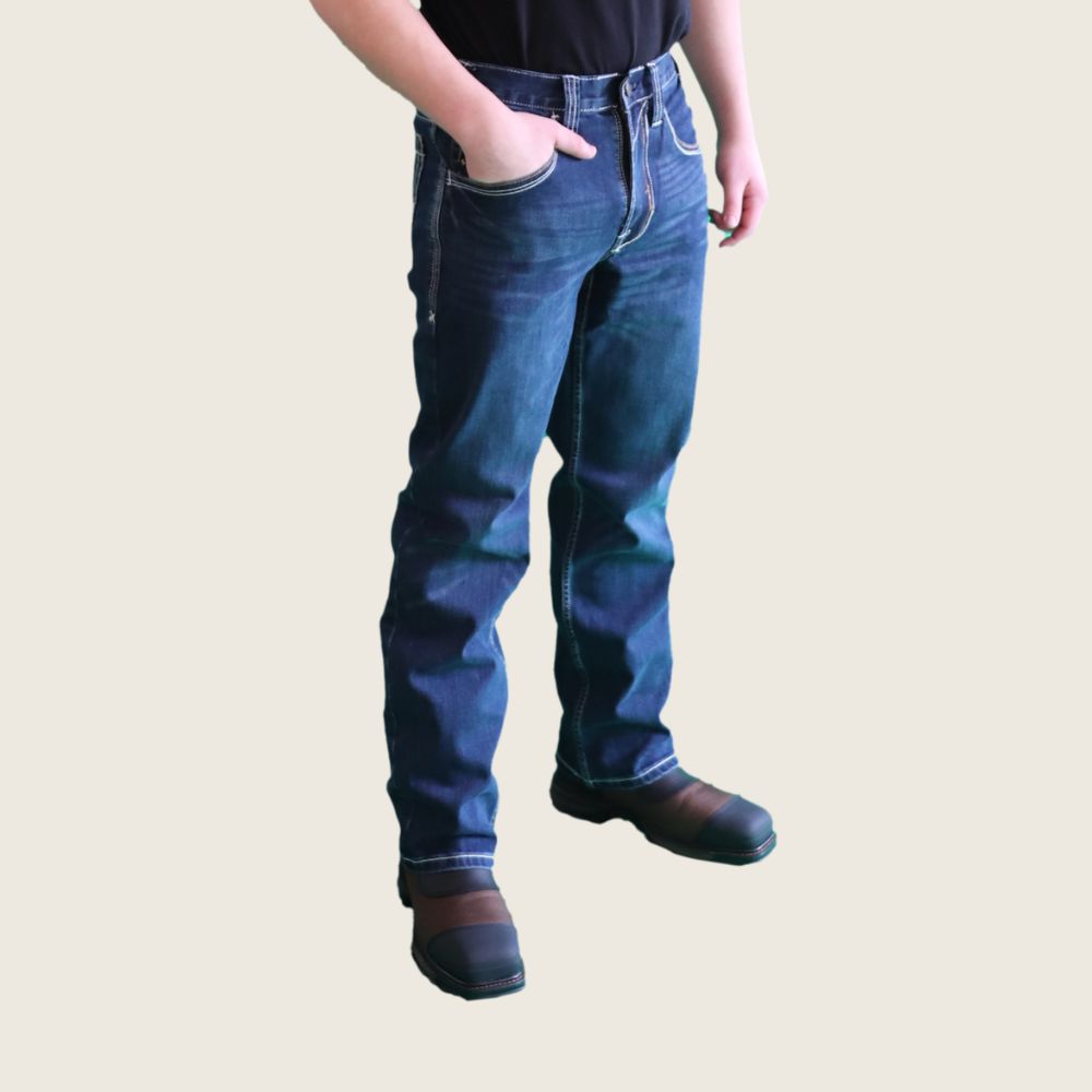 Stanco FR Men's Stretch Jean FRC1512, Inseam: 28, Waist: 28